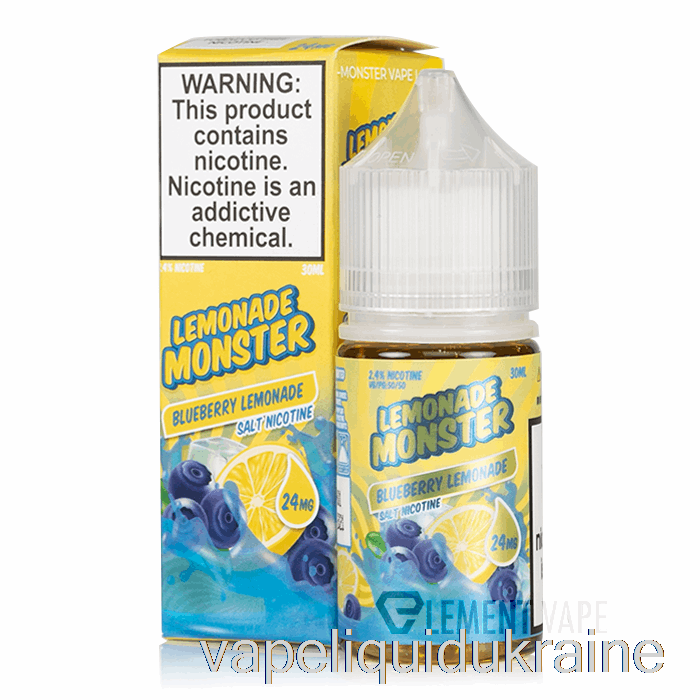Vape Liquid Ukraine Blueberry Lemonade - Lemonade Monster Salts - 30mL 24mg